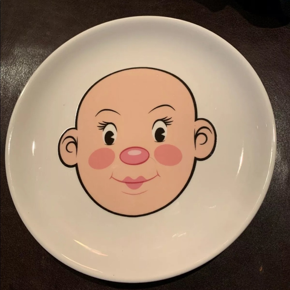 Fred Bald plate. 8.5”. FUN